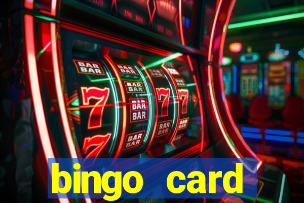 bingo card generator with pictures